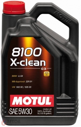MOTUL 8100 X-clean+ 5w-30 (5л)