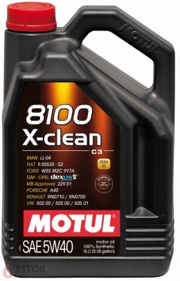 MOTUL 8100 X-clean 5w-40 (5л)