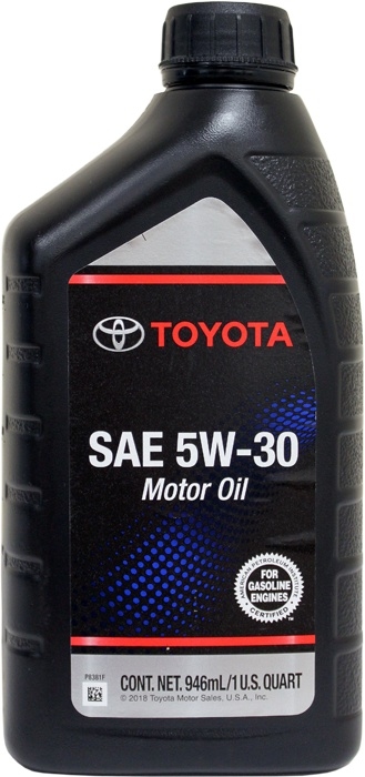 Моторное масло Toyota  5W-30 (0,946л)  00279-1QT5W-01 - 1