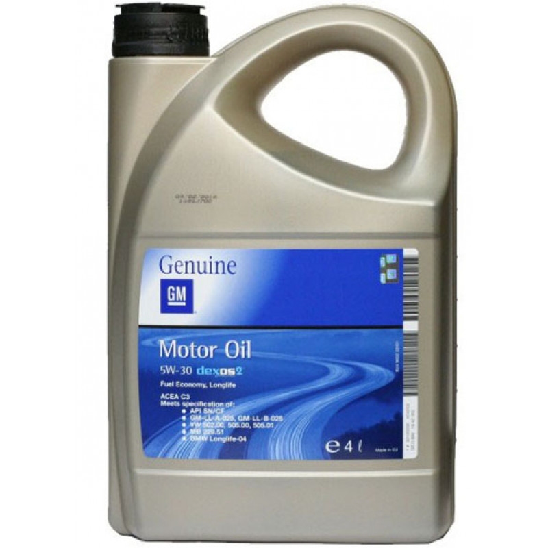 Моторное масло GM Dexos2 5W-30 (4л)