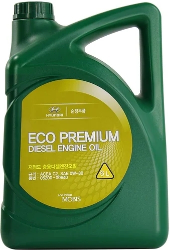 Hyundai-Kia (Mobis) Eco Premium Diesel 0W-30 (6л)