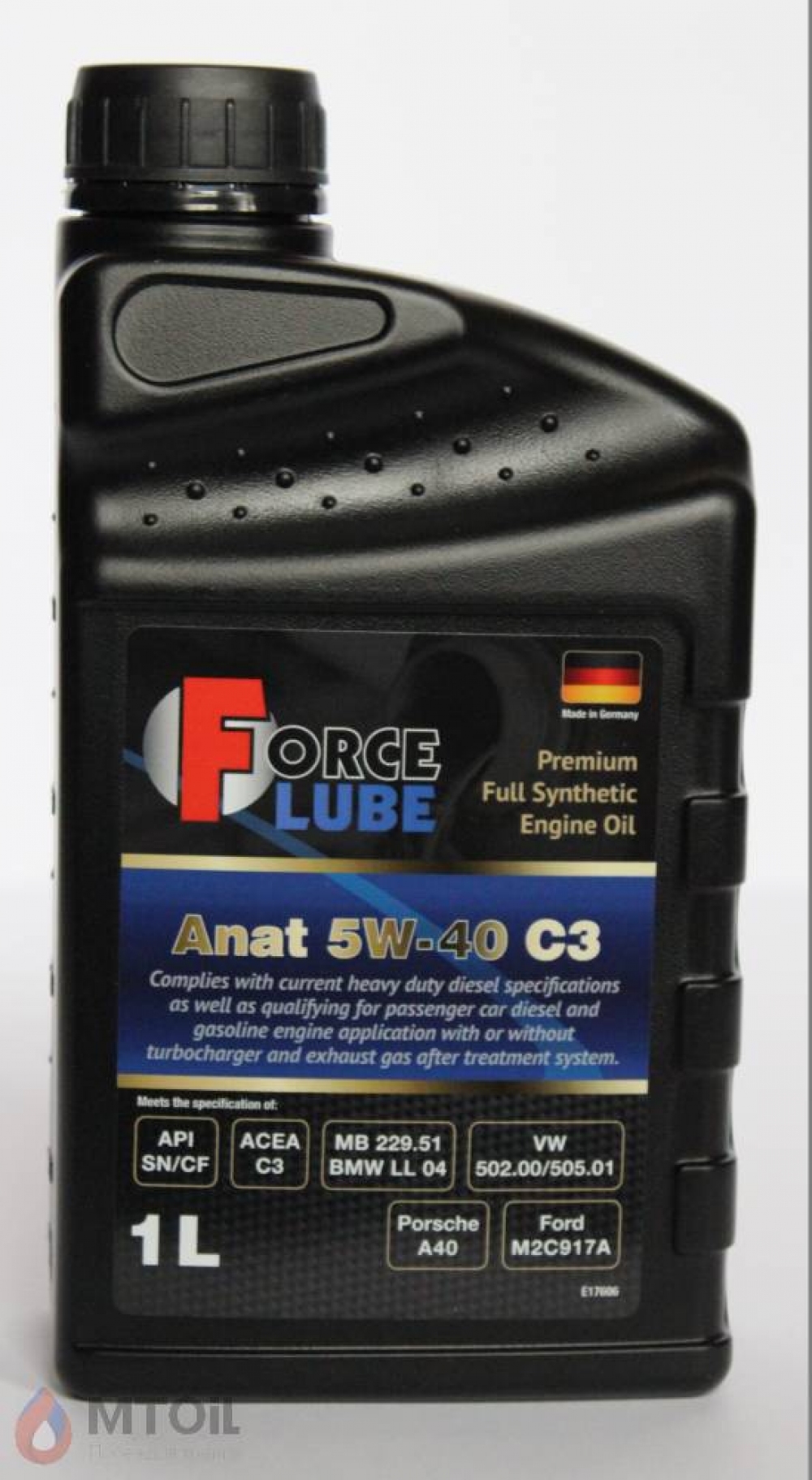 Force Premium Full Synthetic Engine Oil Anat 5w-40 (1л)