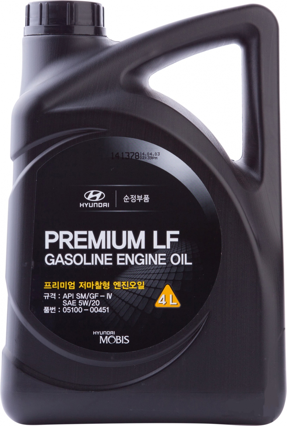 Hyundai-Kia (Mobis) Premium LF Gasoline 5W-20 (4л)