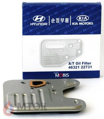 Фильтр масляный оригинальный АКПП Hyundai/KIA (Mobis) 46321 22731 - 18080