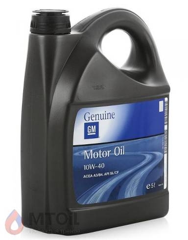 Моторное масло GM Semi Synthetic 10W-40 (5л) - 17834