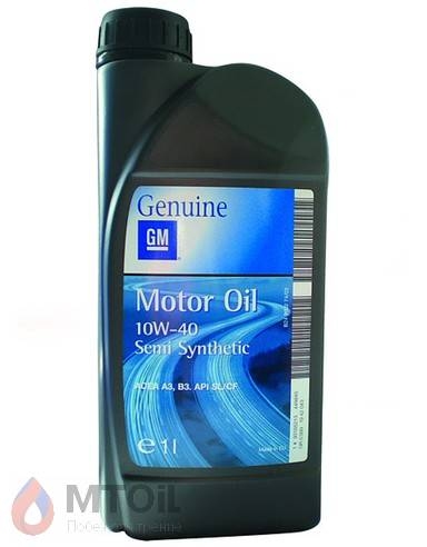 Моторное масло GM  Semi Synthetic 10W-40 (1л)