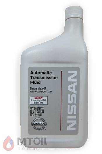 Трансмиссионное масло Nissan ATF Matic D  (0,946л)   999MP-AA100P - 17841