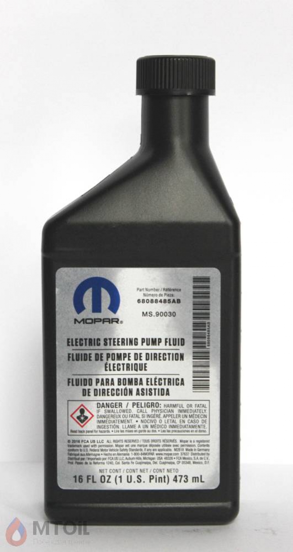 Трансмиссионное масло Mopar Electric Steering Pump Fluid  (0,473л)