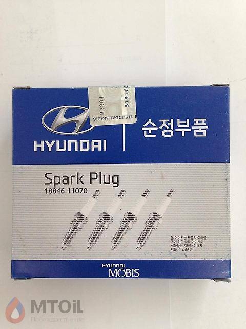 Свеча зажигания Hyundai/KIA (Mobis) 18846-11070 - 17367