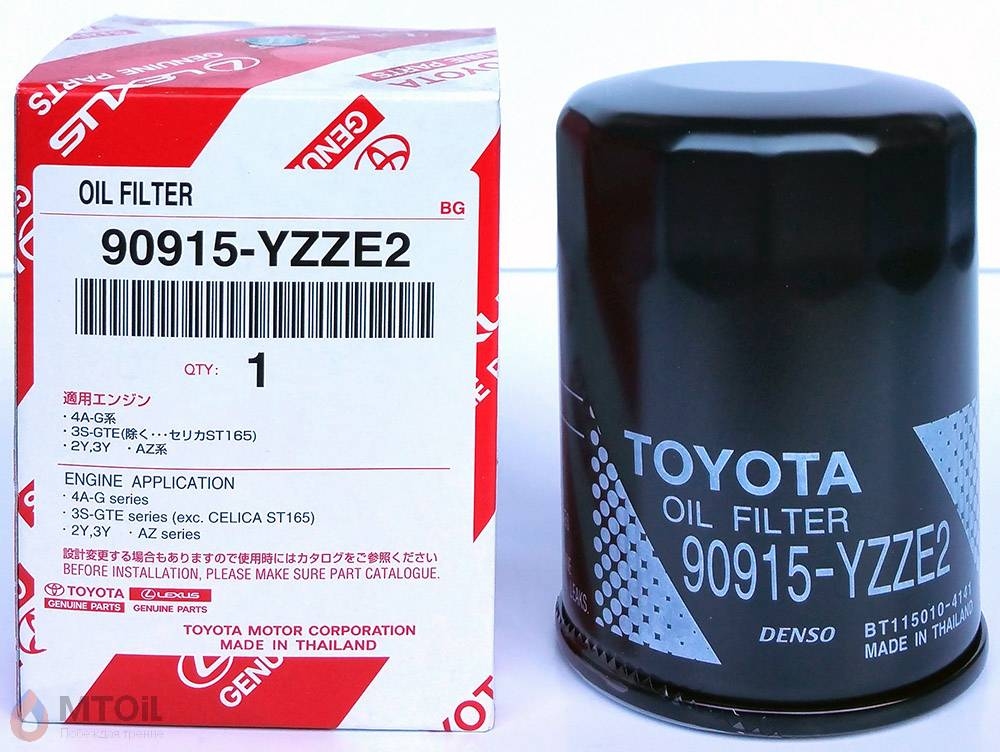 Фильтр масляный оригинальный Toyota 90915-YZZE2 - 18106