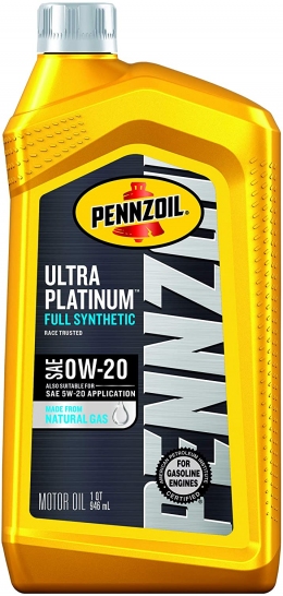 Моторное масло Pennzoil Ultra Platinum Full Synthetic 0w20 (0,946л)   