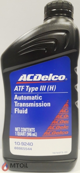 Трансмиссонное масло ACDelco ATF Dexron-III USA (0,946л)