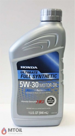 Моторное масло Honda  HG Ultimate 5w-30 (0,946л) 08798-9039 / 08798-9139 