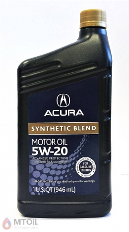 Моторное масло Acura Synthetic Blend 5W-20 (0,946л)