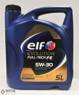 Моторное масло ELF Evolution Full-Tech FE 5W-30 (5л)