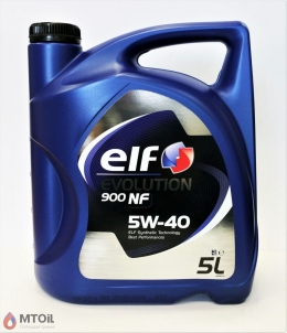 Моторное масло ELF Evolution 900 NF 5W-40 (5л)
