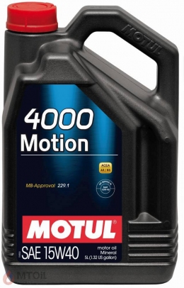 MOTUL 4000 Motion 15w-40 (5л)