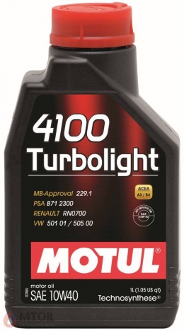 MOTUL 4100 Turbolight 10w-40 (1л)