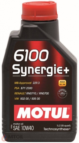 MOTUL 6100 Synergie+ 10w-40 (2л)