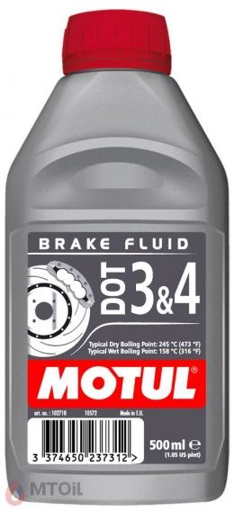 MOTUL DOT 3&4 (0,5л)
