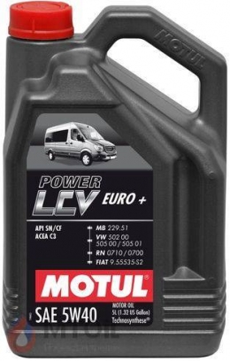 MOTUL Power LCV Euro+ 5w-40 (5л)