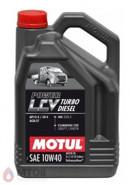 MOTUL Power LCV TurboDiesel 10w-40 (5л)