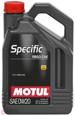 MOTUL Specific RBS0-2AE 0w-20 (5л)