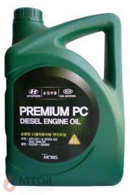 Hyundai-Kia (Mobis) Premium PC Diesel 10W-30 (6л)