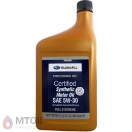 Моторное масло Subaru Synthetic Motor Oil 5w-30 (0,946л)