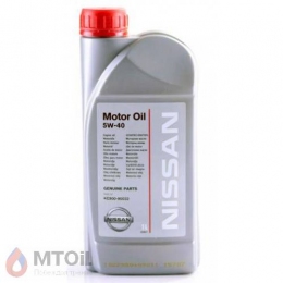 Моторное масло Nissan Motor Oil 5W-40 (1л)